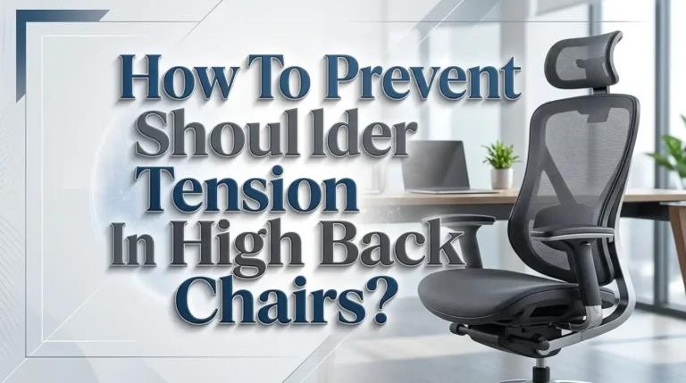 How To Prevent Shoulder Tension In High Back Chairs?