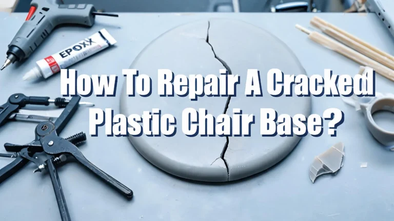 How To Repair A Cracked Plastic Chair Base?