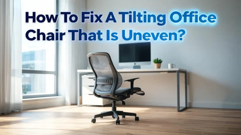 How To Fix A Tilting Office Chair That Is Uneven?