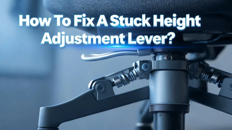 How To Fix A Stuck Height Adjustment Lever On Your Office Chair?
