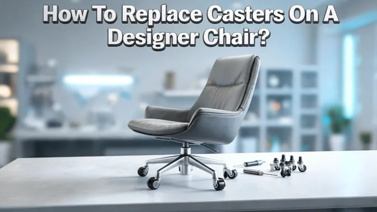 How To Replace Casters On A Designer Chair?