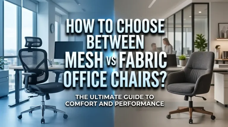 How To Choose Between Mesh vs Fabric Office Chairs?