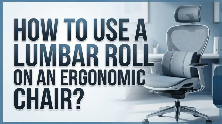 How to Use a Lumbar Roll on an Ergonomic Chair?
