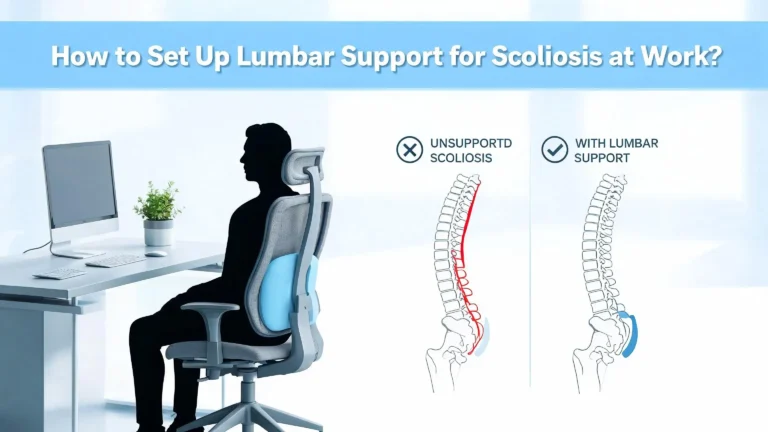 How to Set Up Lumbar Support for Scoliosis at Work?