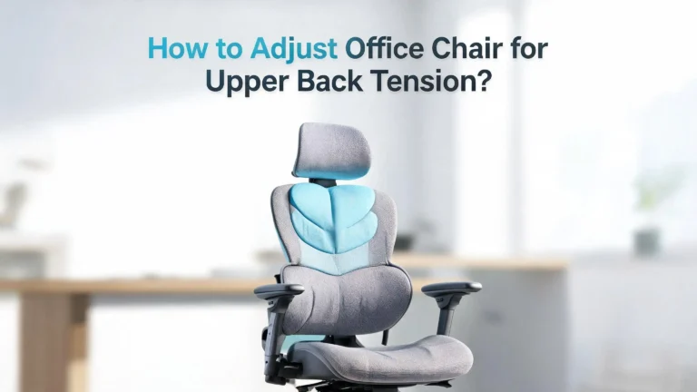 How to Adjust Your Office Chair for Upper Back Tension?