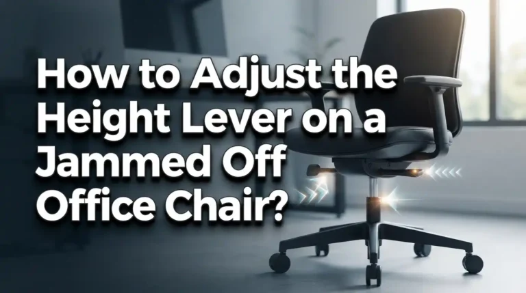 How to Adjust the Height Lever on a Jammed Office Chair?