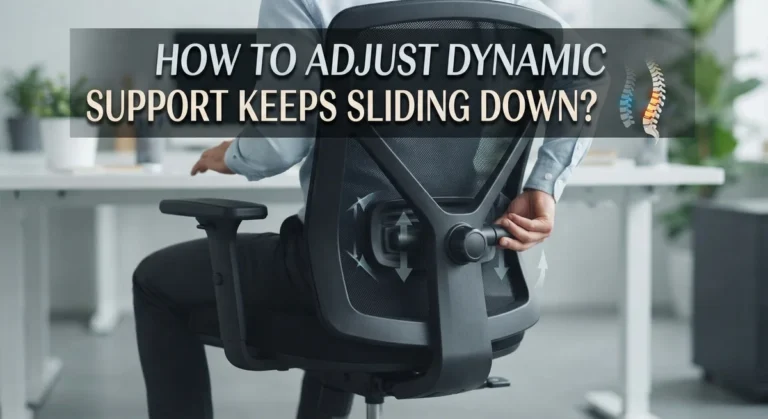How to Adjust Dynamic Lumbar Support That Keeps Sliding Down?