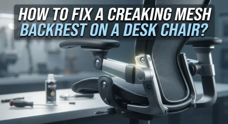 How to Fix a Creaking Mesh Backrest on a Desk Chair?