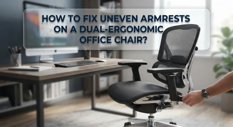 How to Fix Uneven Armrests on a Dual-Ergonomic Office Chair?