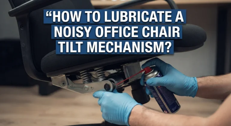 How to Lubricate a Noisy Office Chair Tilt Mechanism?
