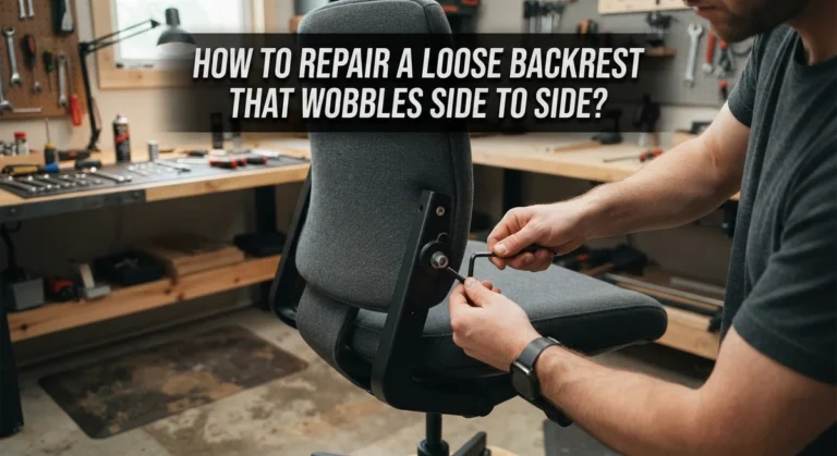 How to Repair a Loose Backrest That Wobbles Side to Side?