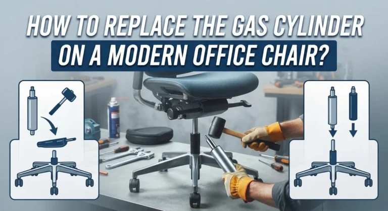 How to Replace the Gas Cylinder on a Modern Office Chair?