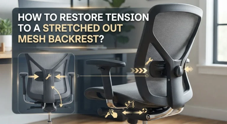 How to Restore Tension to a Stretched Out Mesh Backrest?