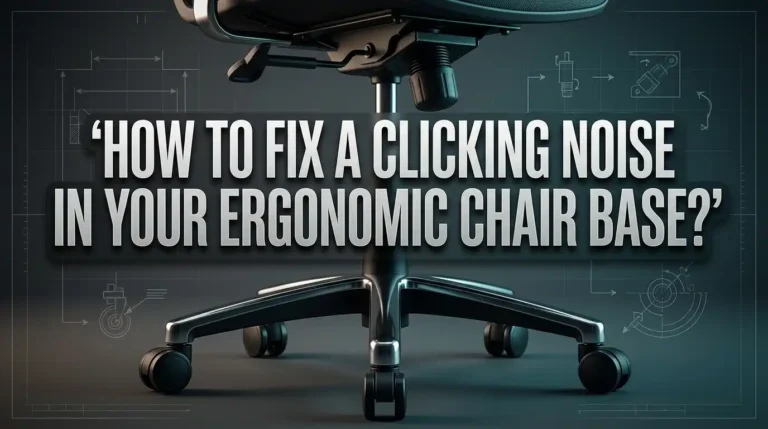 How to Fix a Clicking Noise in Your Ergonomic Chair Base?
